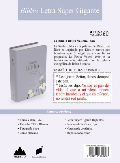 Biblia Letra Super Gigante - Reina Valera 1960