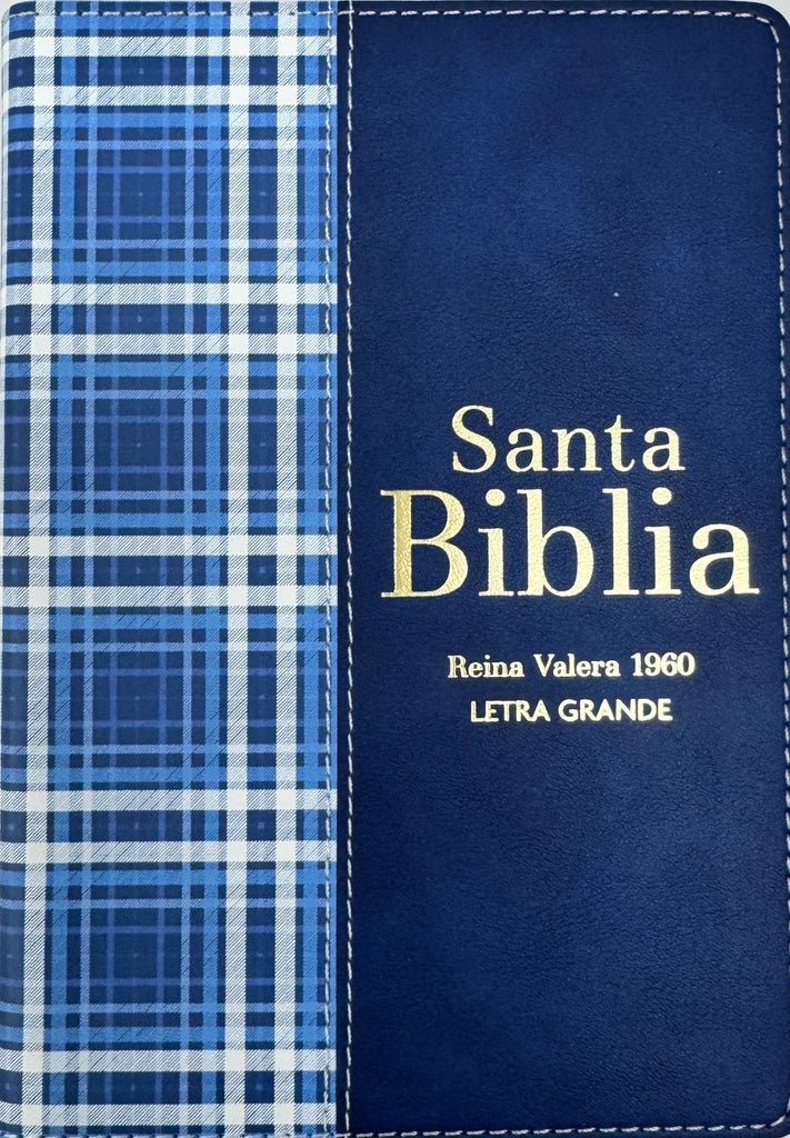 Santa Biblia Azul - Reina Valera 1960 Letra Grande 10 Puntos