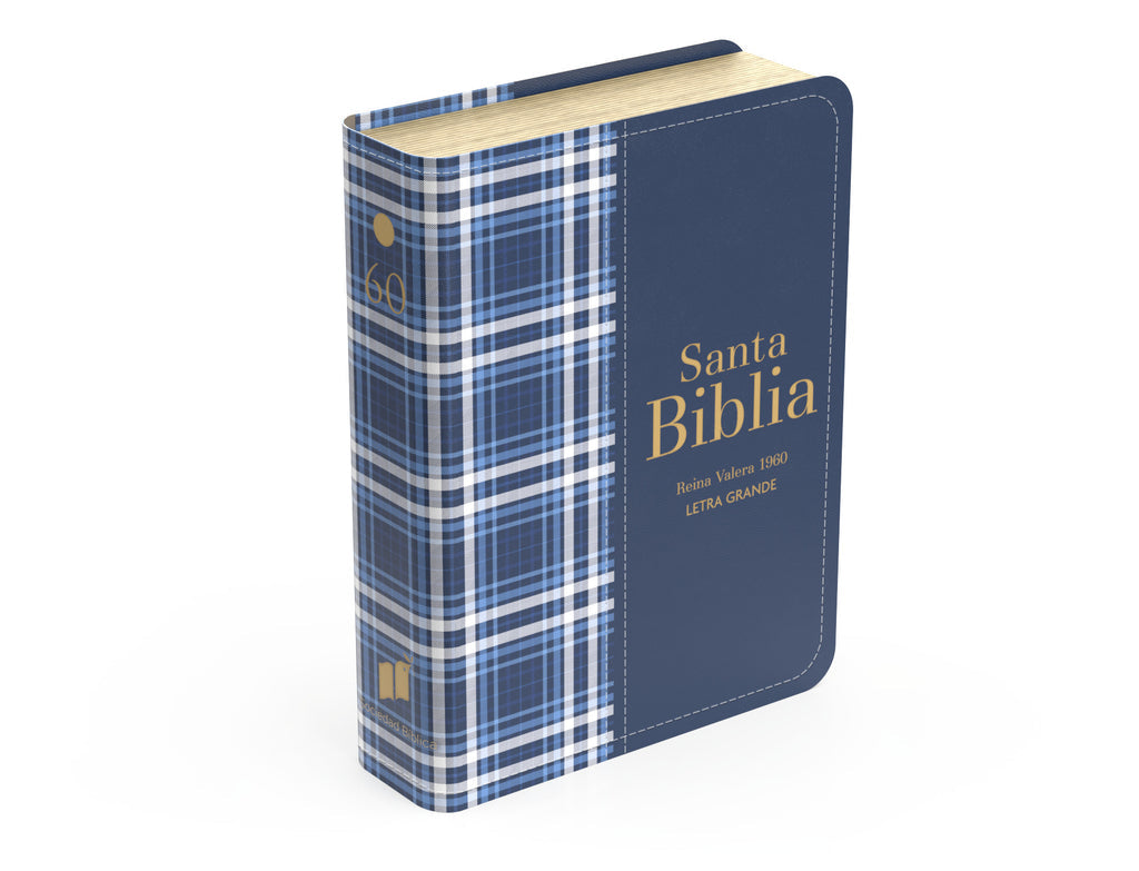 Santa Biblia Azul - Reina Valera 1960 Letra Grande 10 Puntos